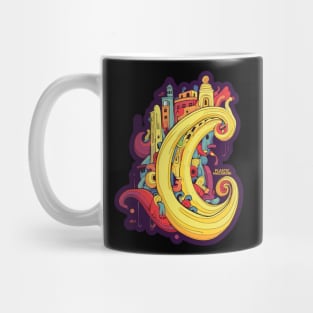 Plastic Macaroni Boho Trippy Hippy Mug